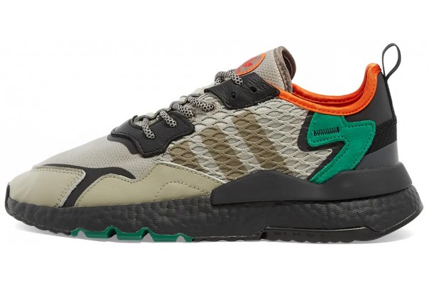 Adidas Nite Jogger Sesame Black Bold Green