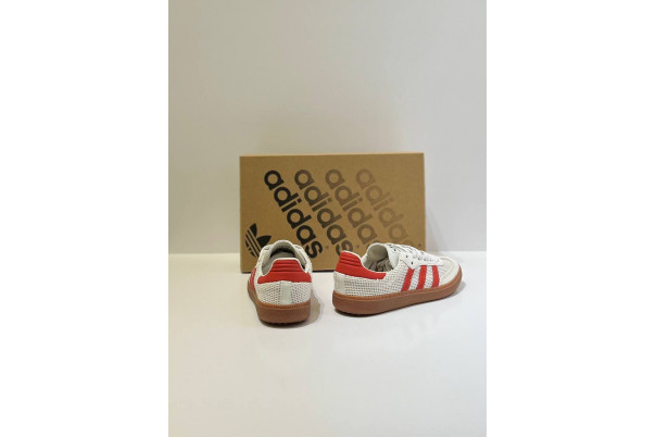 Adidas Samba OG Crystal White Preloved Red