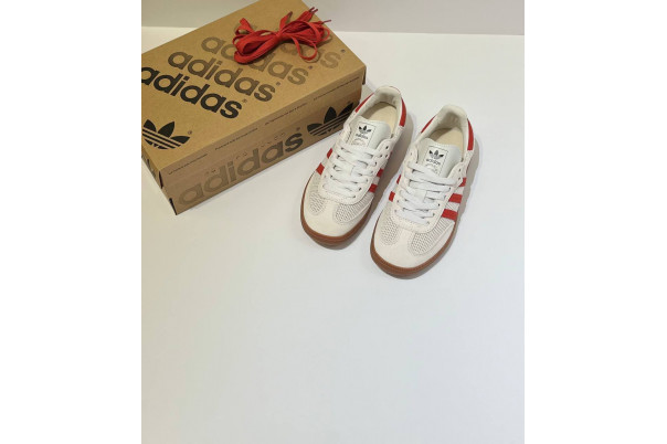 Adidas Samba OG Crystal White Preloved Red