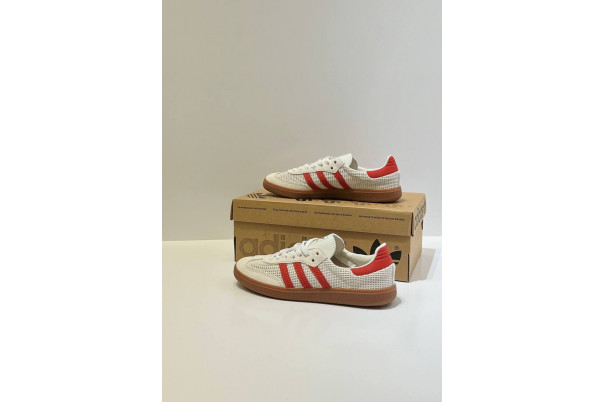 Adidas Samba OG Crystal White Preloved Red