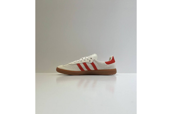 Adidas Samba OG Crystal White Preloved Red