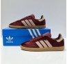 Adidas Samba OG Maroon Sand Strata Pony