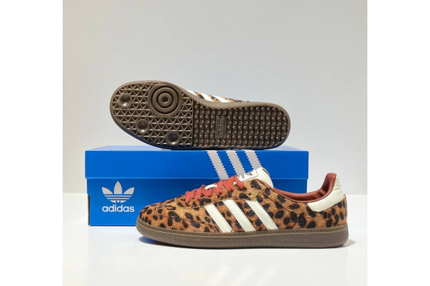 Adidas Samba OG Preloved Red Leopard