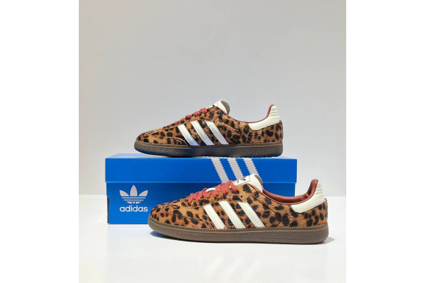 Adidas Samba OG Preloved Red Leopard
