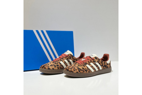 Adidas Samba OG Preloved Red Leopard