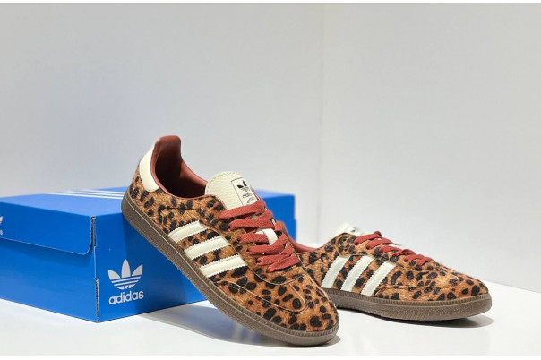Adidas Samba OG Preloved Red Leopard