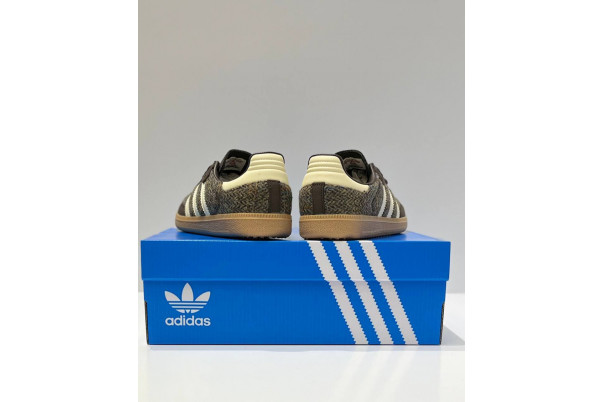 Adidas Samba OG Tweed Pack Dark Brown