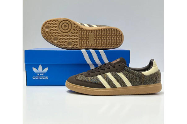 Adidas Samba OG Tweed Pack Dark Brown