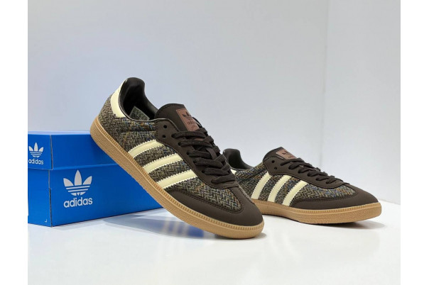 Adidas Samba OG Tweed Pack Dark Brown
