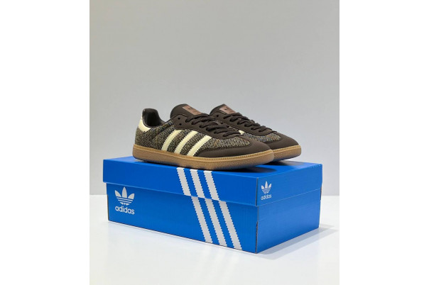 Adidas Samba OG Tweed Pack Dark Brown