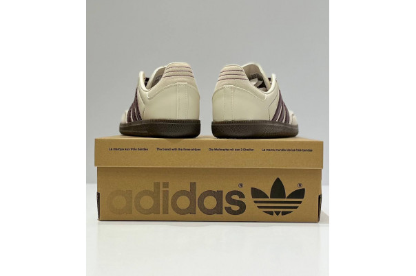 Adidas Samba OG Wonder White Maroon