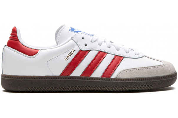 Adidas Samba White Red