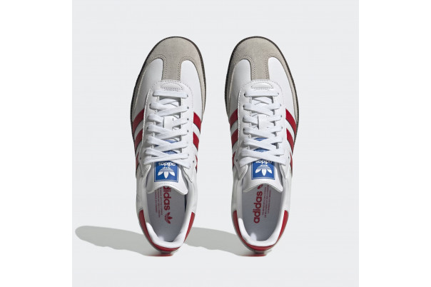 Adidas Samba White Red