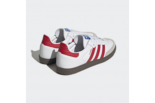 Adidas Samba White Red