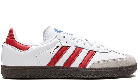 Adidas Samba White Red